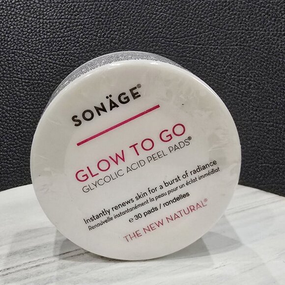 Sonäge ✦ Glow To Go Glycolic Acid Peel Pads ✦ AHA Radiance Exfoliating 30ct NWT - Picture 8 of 8